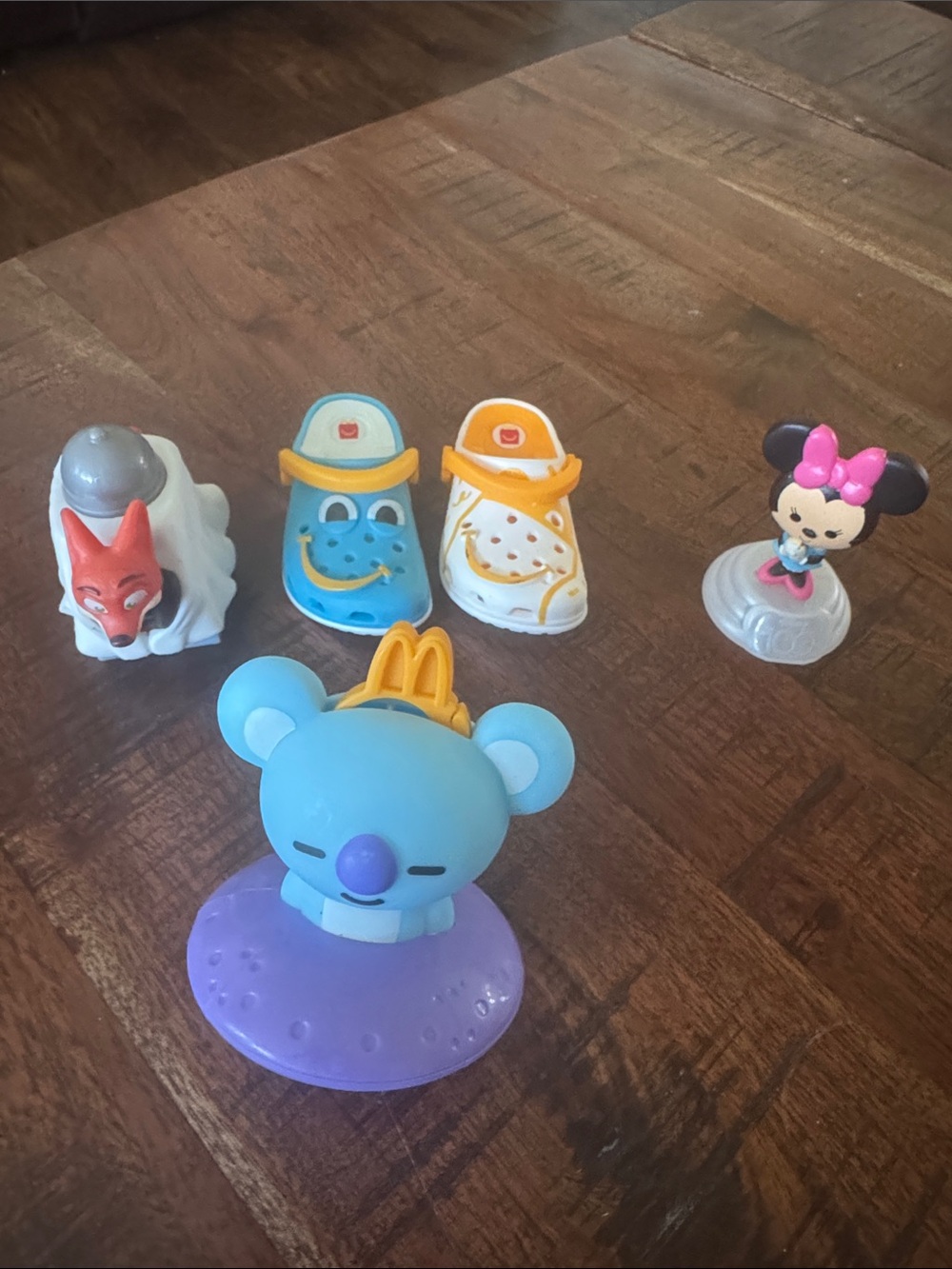 Set of 5 McDonald toys
